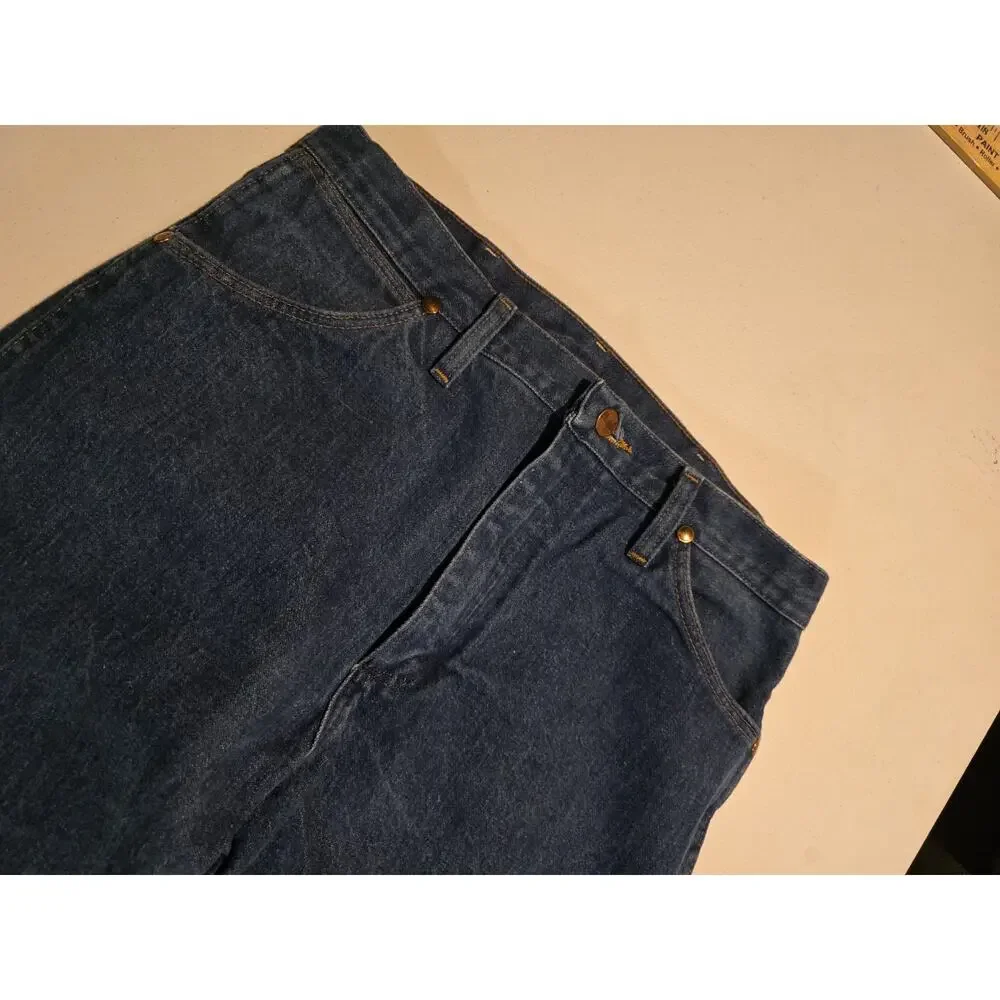 Wrangler Jeans Mens 32x30 Blue Western Straight Cowboy Work Denim Classic